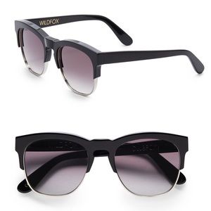 Wildfox Clubfox Black Sunglasses